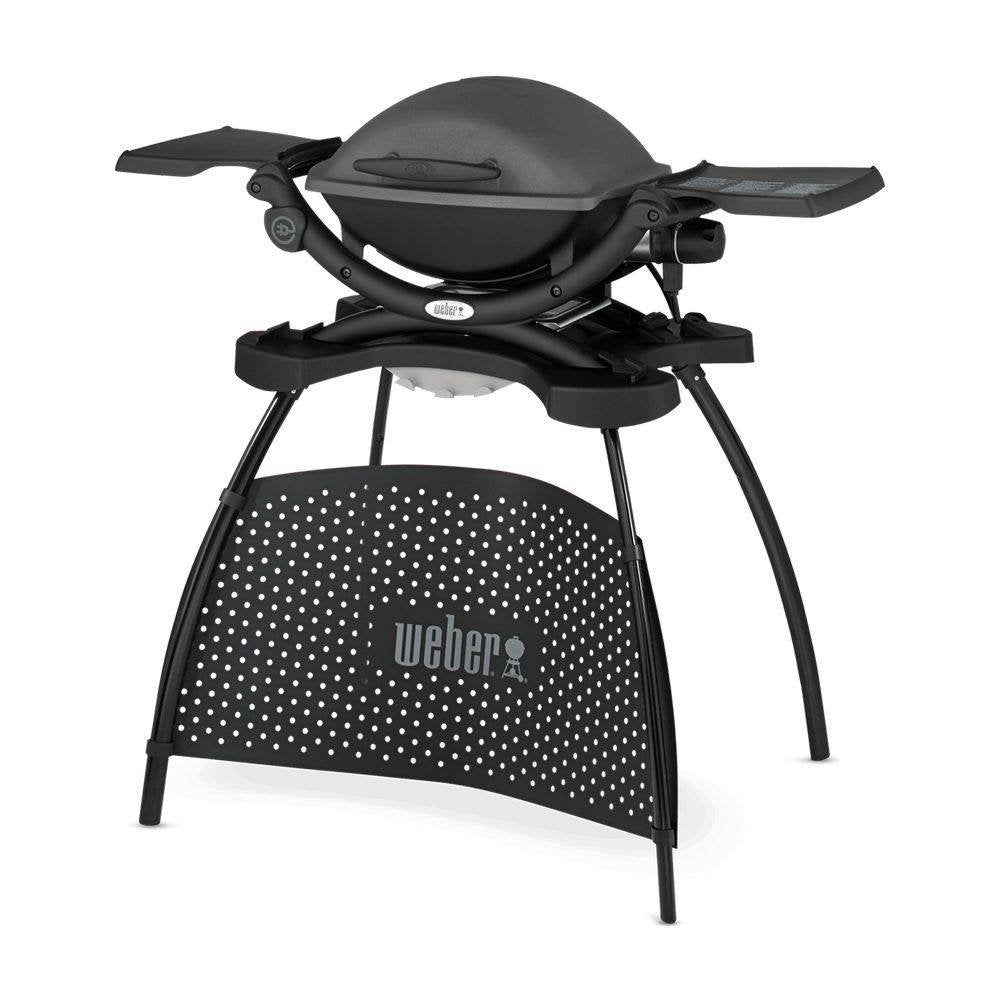 Barbecue Weber Q 1400 Elektrische BBQ op stand (Nieuwstaat), Ophalen, Zo goed als nieuw, Weber