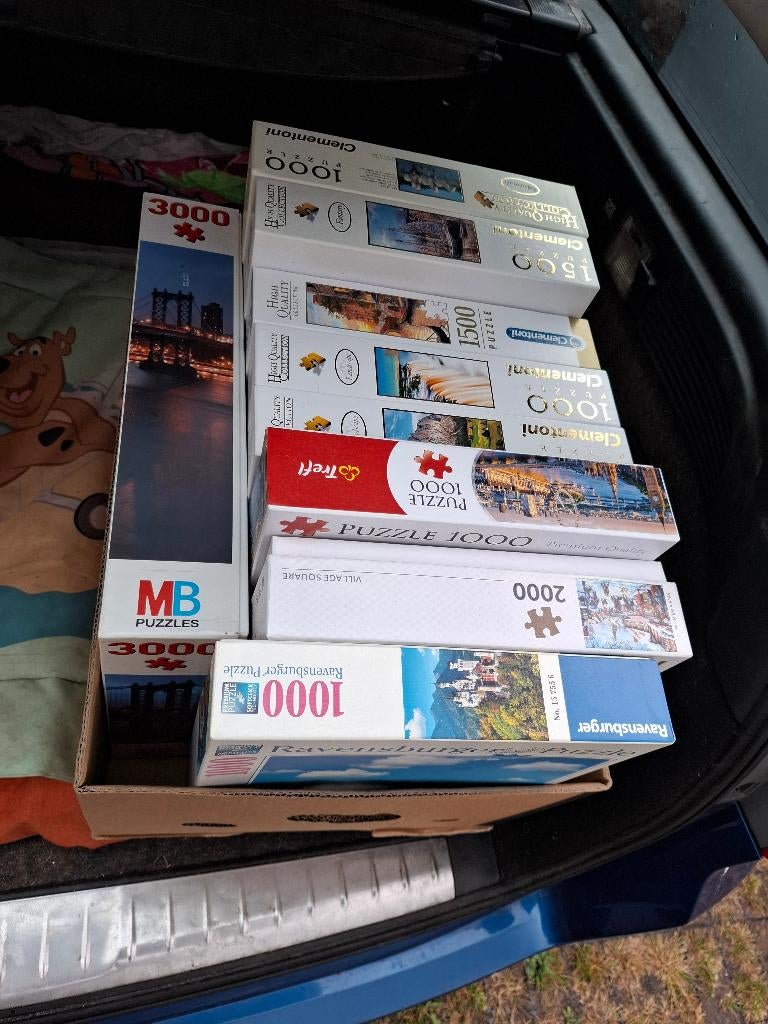 Diverse puzzels, Hobby en Vrije tijd, Denksport en Puzzels, Nieuw, Legpuzzel, Meer dan 1500 stukjes, Ophalen of Verzenden