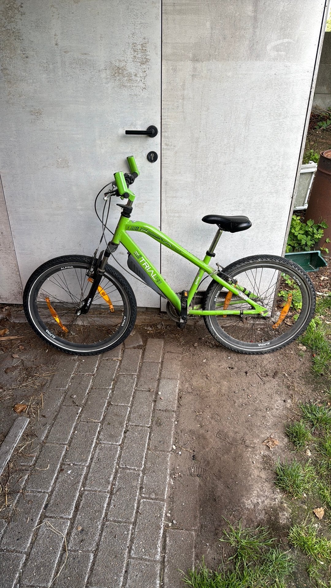 Alpina kinderfiets groen, Fietsen en Brommers, Ophalen, Gebruikt, 20 tot 24 inch, V-brakes