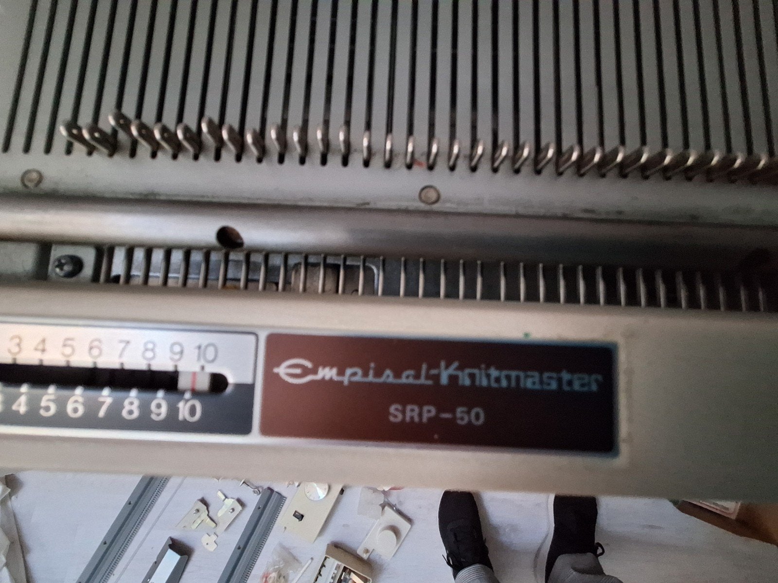 Dubbel bed breimachine, Ophalen of Verzenden