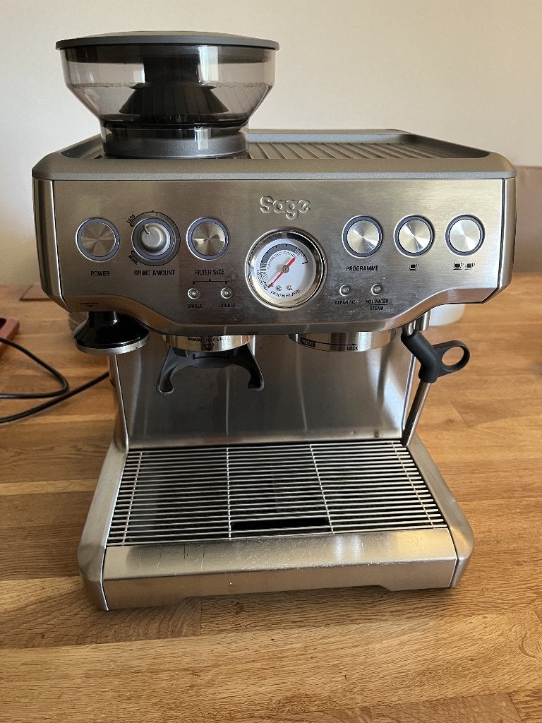 Sage of solis Expresso machine, Electroménager, Machine à espresso, Réservoir d'eau amovible, Enlèvement ou Envoi, Café en grains