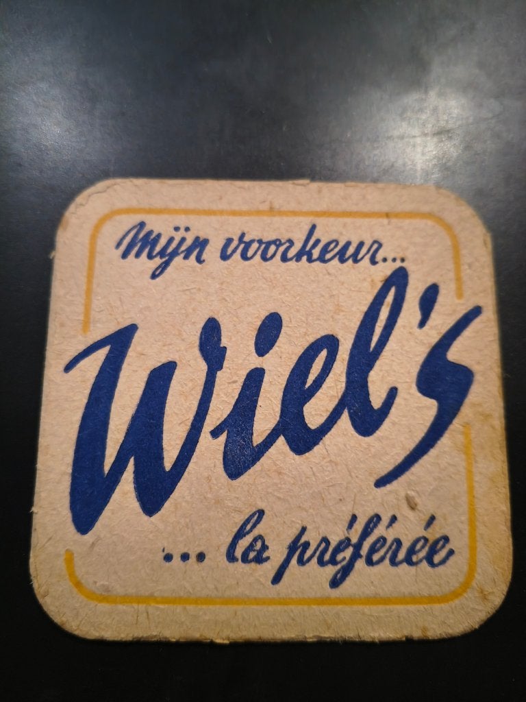 Bierviltje Wiel's, Collections, Enlèvement, Utilisé, Sous-bock, Autres marques