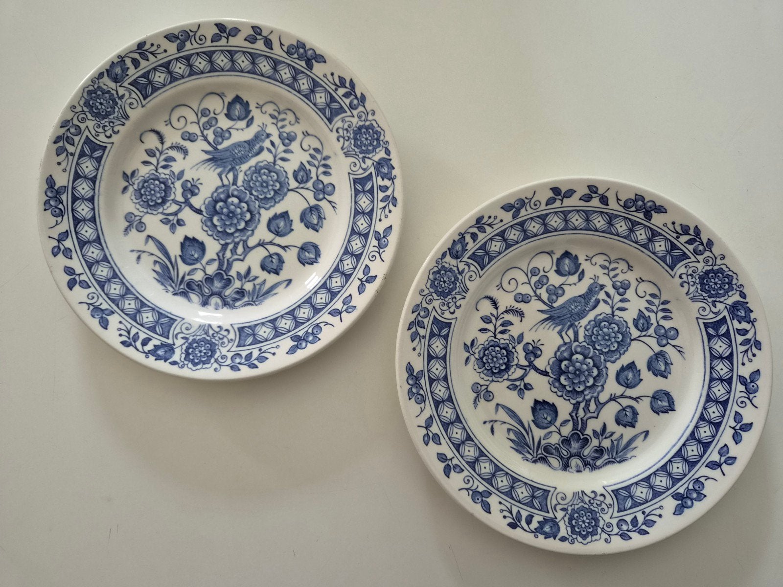Gebakbordje broadhurst & sons "Nankin" Staffordshire England, Ophalen, Vintage, Zo goed als nieuw, Bord(en)