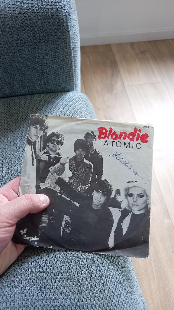Vinyl (45t) blondie "atomic ", Ophalen, 1970 - 1979, Gebruikt
