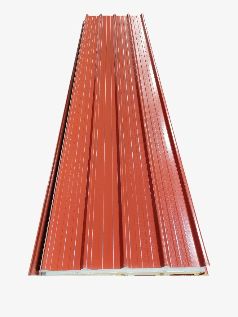 Geïsoleerde Dakplaten 3 cmTerracotta Joris Ide, Zo goed als nieuw, Metaal, Rood, Ophalen