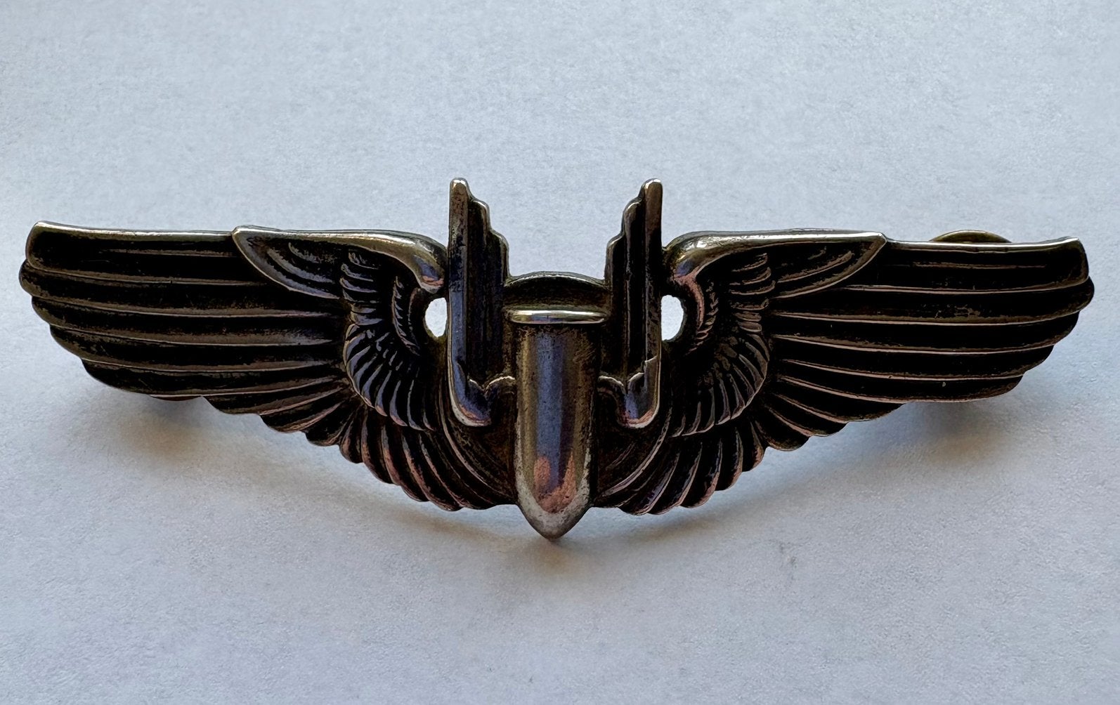 WW2 USAAF Aerial Gunner wings sterling, Collections, Enlèvement ou Envoi