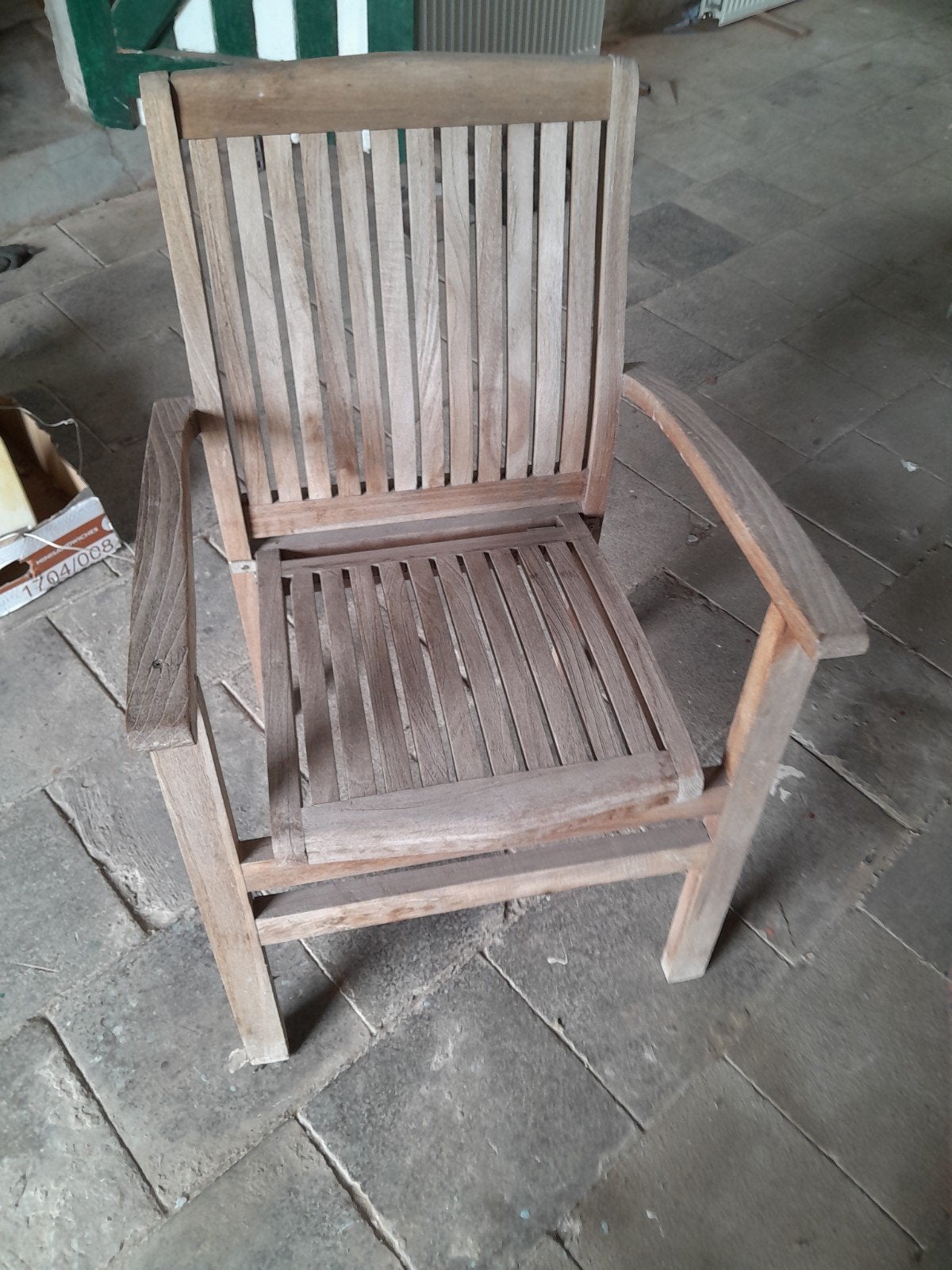 4 tuinstoelen, Ophalen, Hout