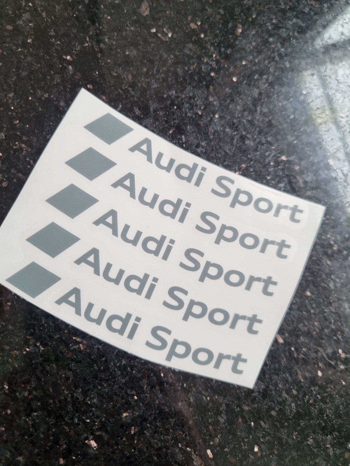 Audi sport velgstickers. Grijs., Auto diversen, Autostickers, Ophalen
