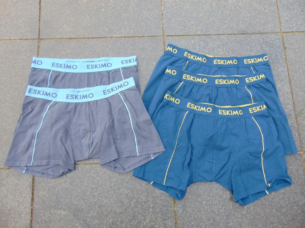 Boxers Eskimo, Schiesser maat M, Kleding | Heren, Ophalen of Verzenden, Blauw, Boxer