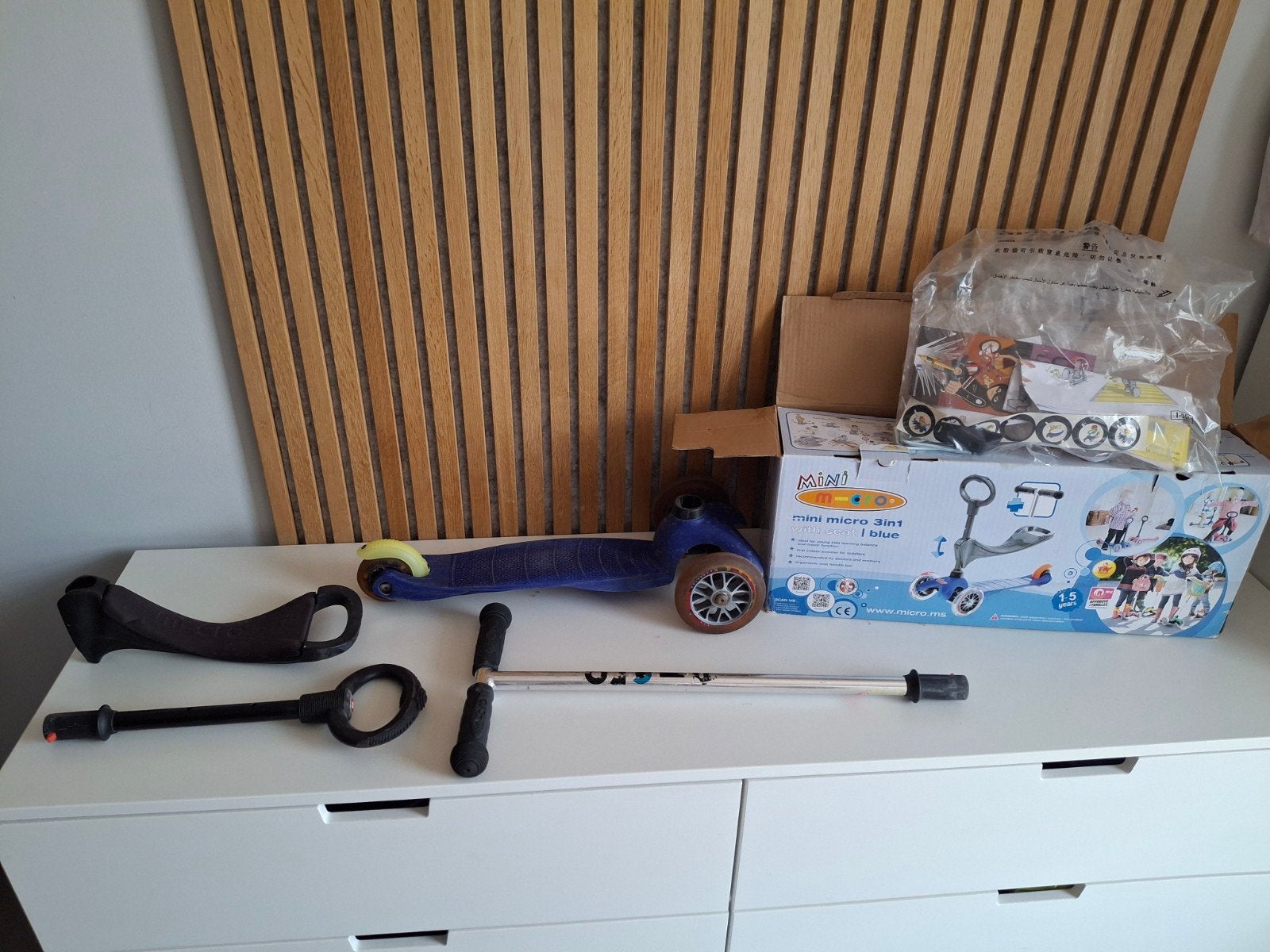 Trottinette évolutive Mini Micro 3-en-1, Fietsen en Brommers, Steps, Gebruikt, Gewone step, Ophalen