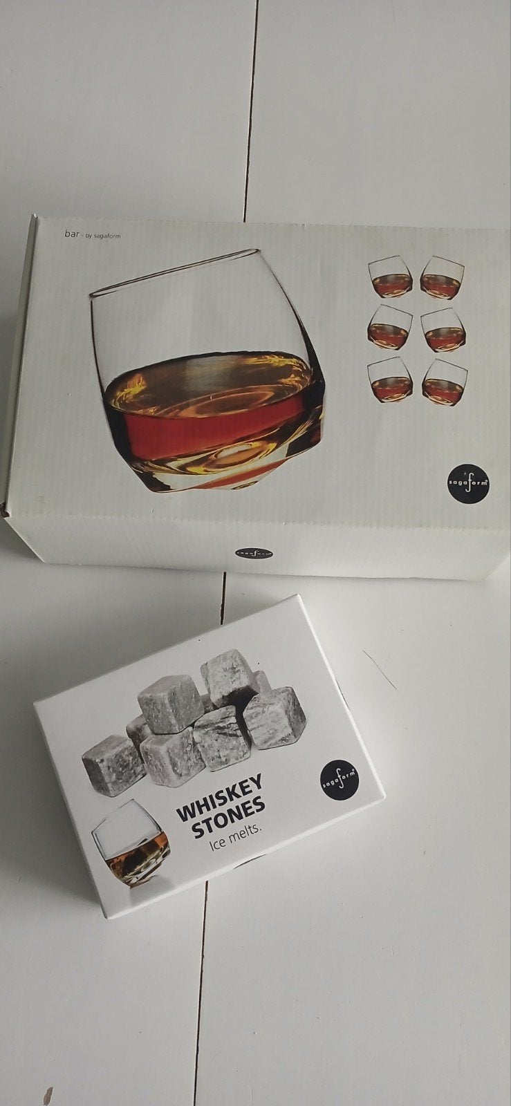Whisky glazen + stenen, Huis en Inrichting, Ophalen of Verzenden