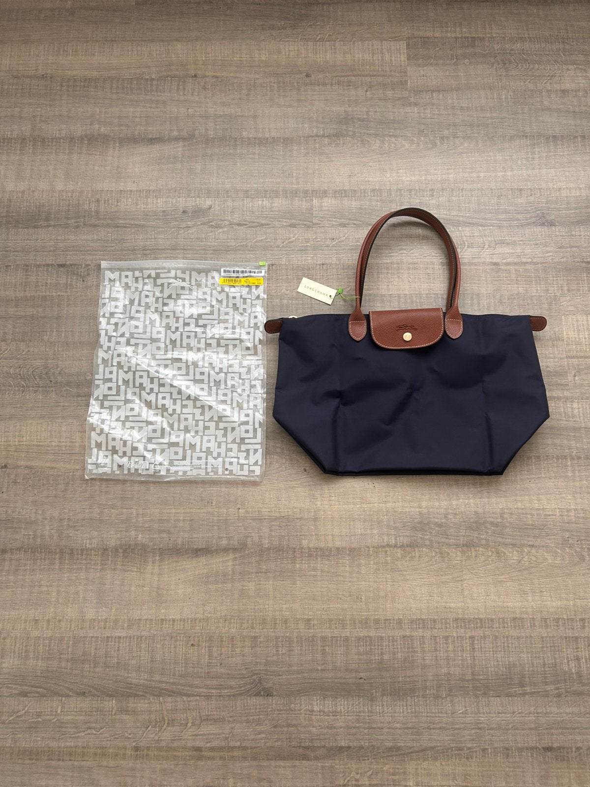 Sac Longchamp Le Pliage L bleu marine – Neuf avec étiquette, Enlèvement ou Envoi, Neuf, Bleu