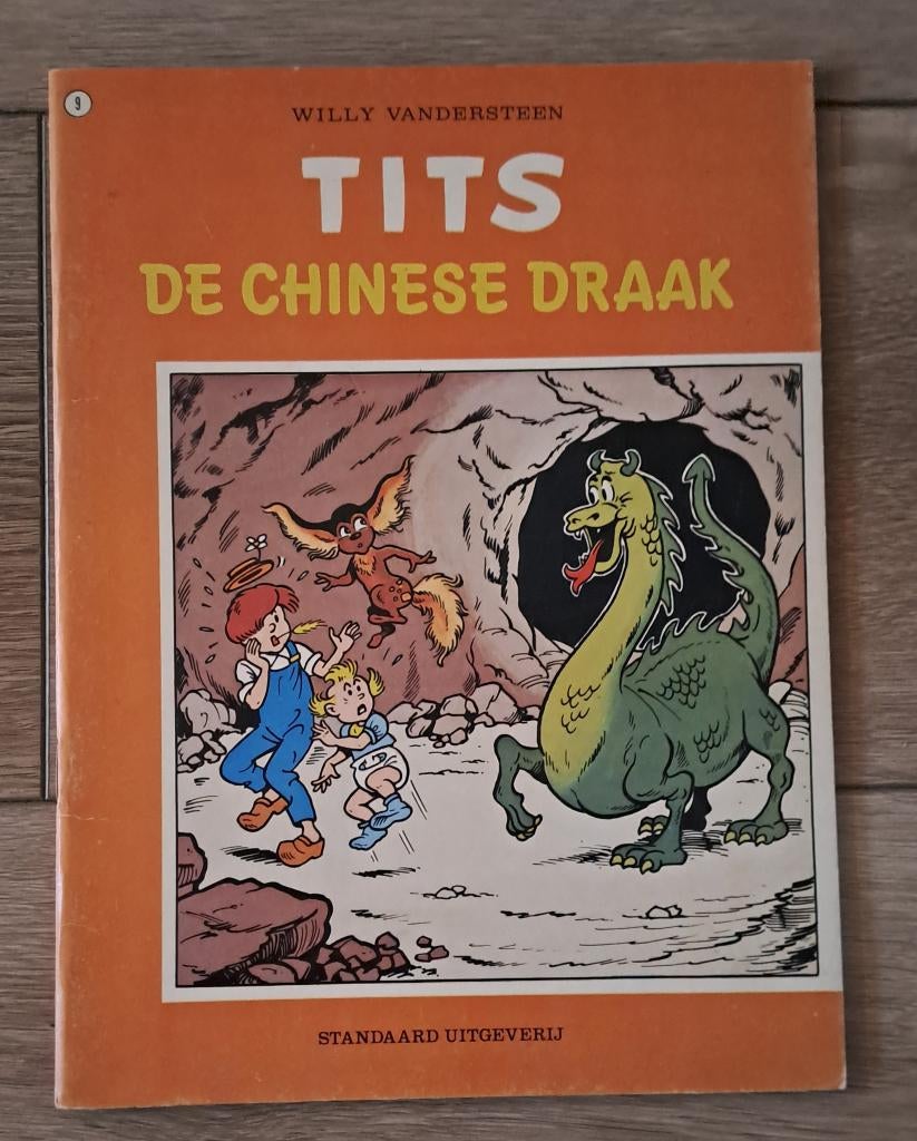 9 - Tits - De Chinese Draak, Boeken, Stripverhalen, Gelezen, Eén stripboek, Ophalen of Verzenden