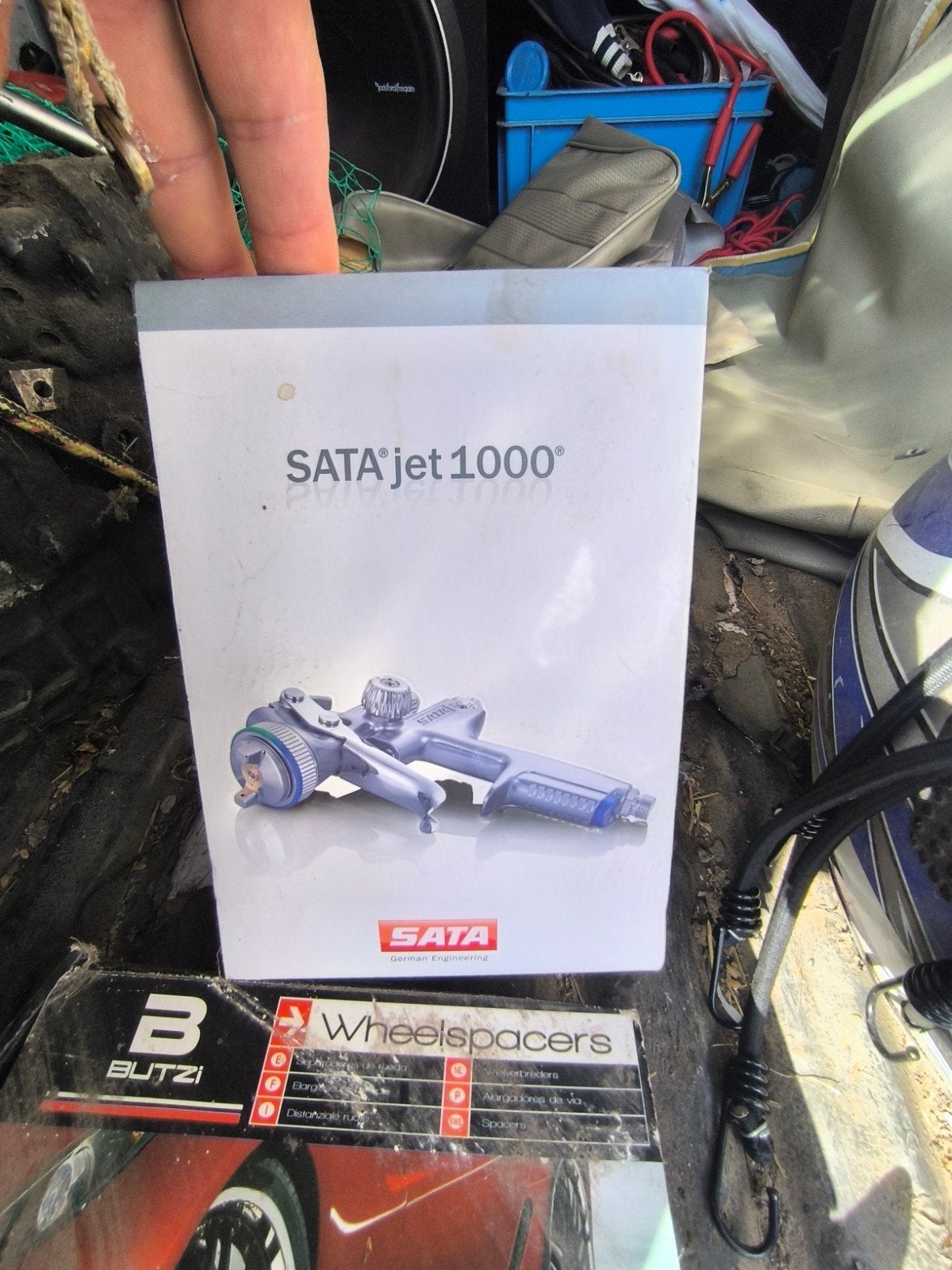 sata jet 1000 pistolet peinture, Enlèvement