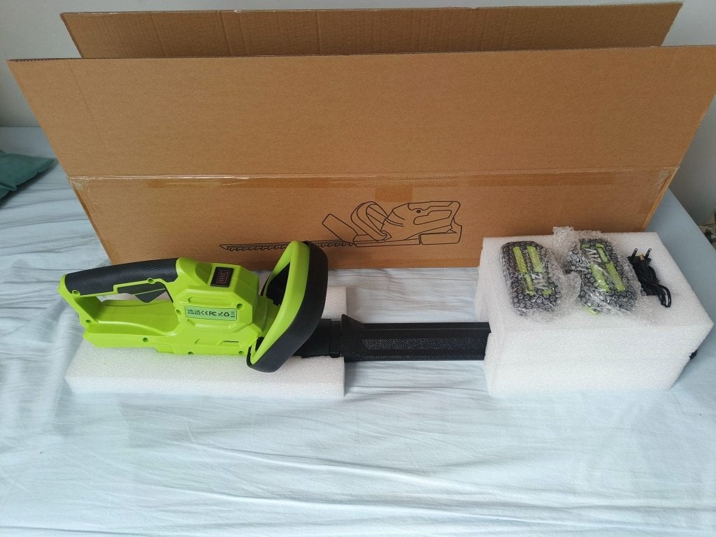 heggenschaar accu 50 cm inclusief 2 4AH batterijen, Tuin en Terras, Ophalen of Verzenden, Nieuw, Accu