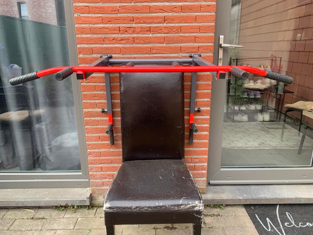 Horizontale balk+balk, Sport en Fitness, Ophalen, Krachtstation, Rug, Nieuw