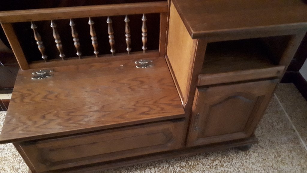 belle armoire en chêne, Enlèvement