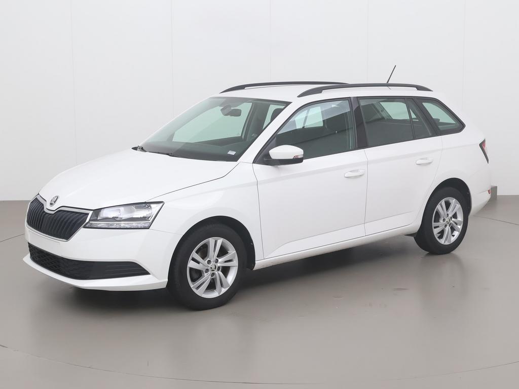 Skoda Fabia combi TSI ambition 95, Wit, Bedrijf, 5 deurs, 122 g/km