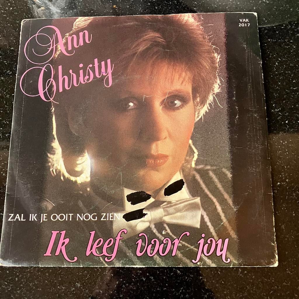 Ann Christy : Ik leef voor jou / zal ik je ooit nog zien, Ophalen of Verzenden, Zo goed als nieuw, Overige formaten, Overige genres