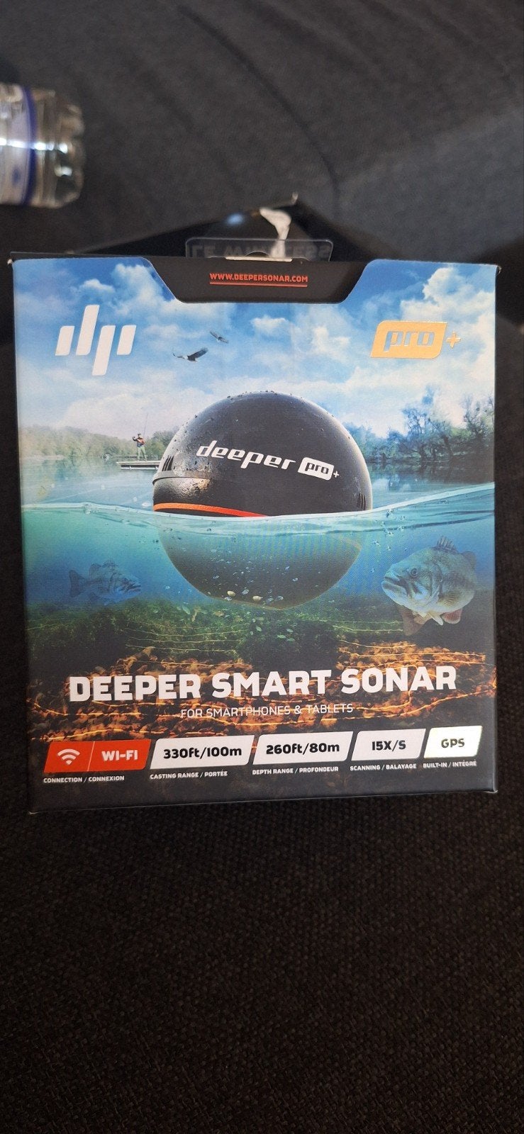 Deeper pro+ visradar, Ophalen