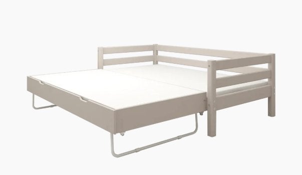 Flexa eenpersoonsbed met uitschuifbed, Maison & Meubles, 90 cm, Une personne, Brun, Enlèvement