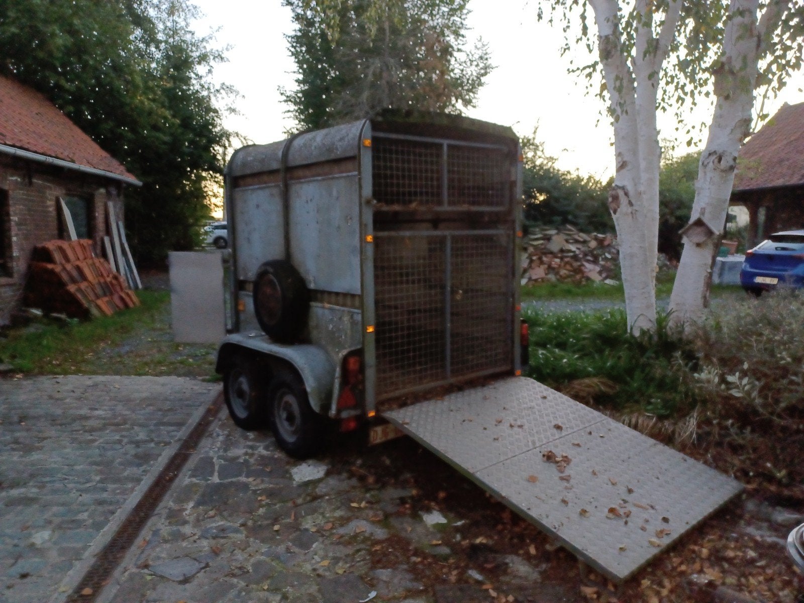 remorque de transport d'animaux, Enlèvement, Utilisé, Autres matériaux
