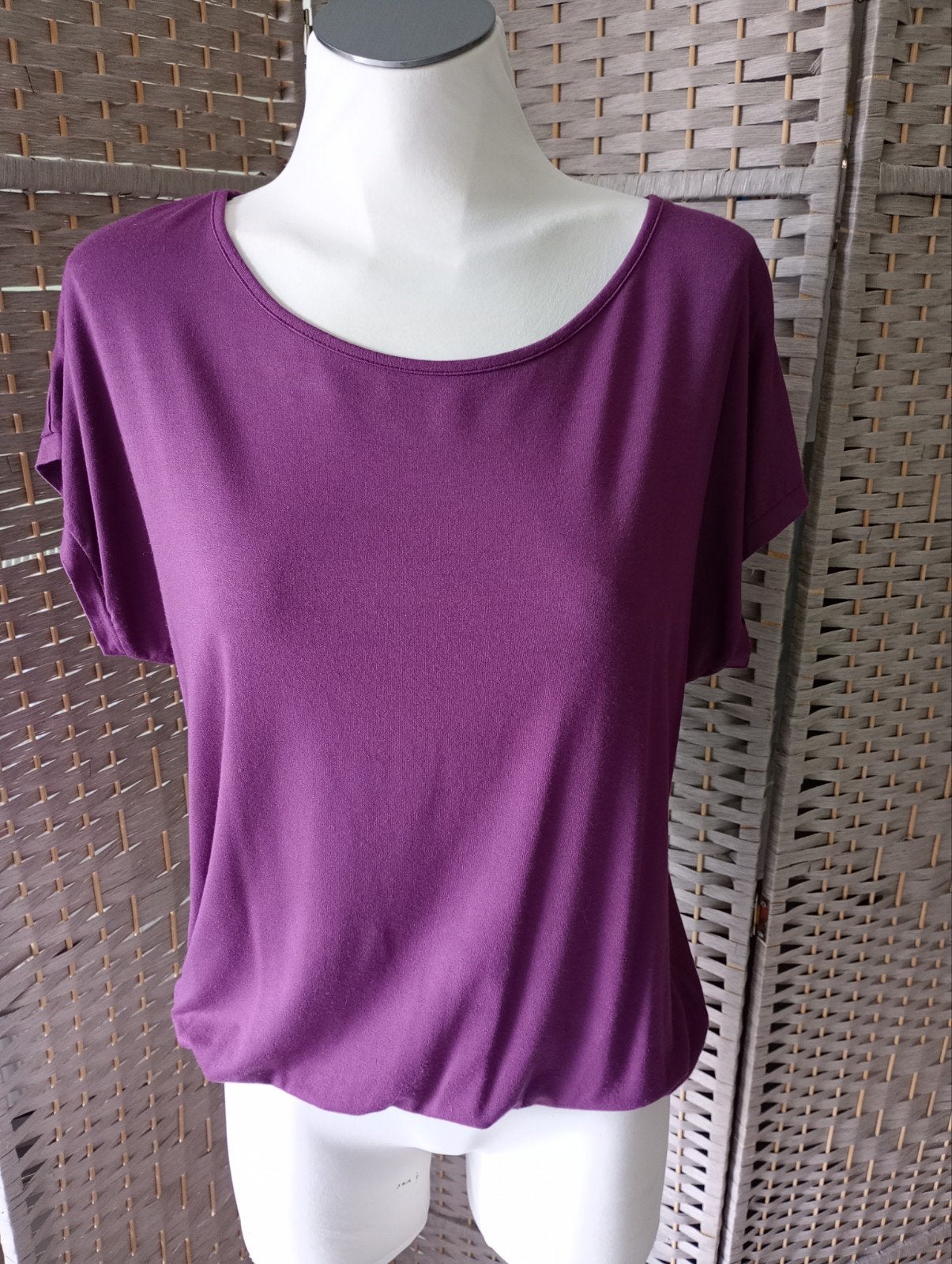 M blouse violette, Kleding | Dames, Topjes, Ophalen of Verzenden, Korte mouw