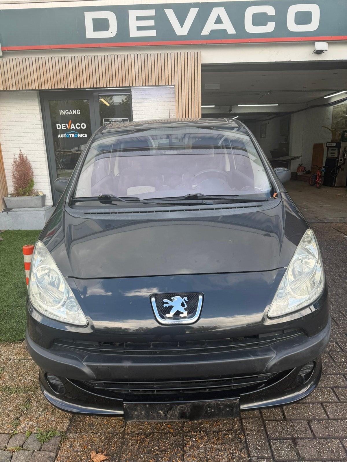 Peugeot 1007 1.4 HDI, Auto's, Peugeot, Stof, Zwart, Particulier, Blauw