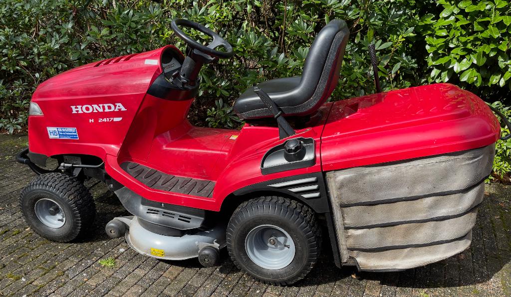 Honda Zitmaaier HF2417, Jardin & Terrasse, Tondeuses autoportées, Honda, Démarrage électrique, Enlèvement, Utilisé