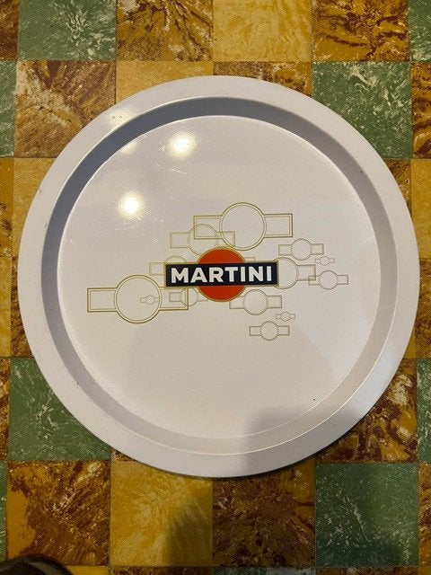 Blikken Martini dienblad / plateau, Verzamelen, Ophalen