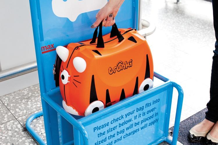 Trunki kinderkoffer Tipu tijger, Bijoux, Sacs & Beauté, Valises, Neuf, Plastique dur, Moins de 50 cm, Moins de 35 cm, Clé, Roulettes