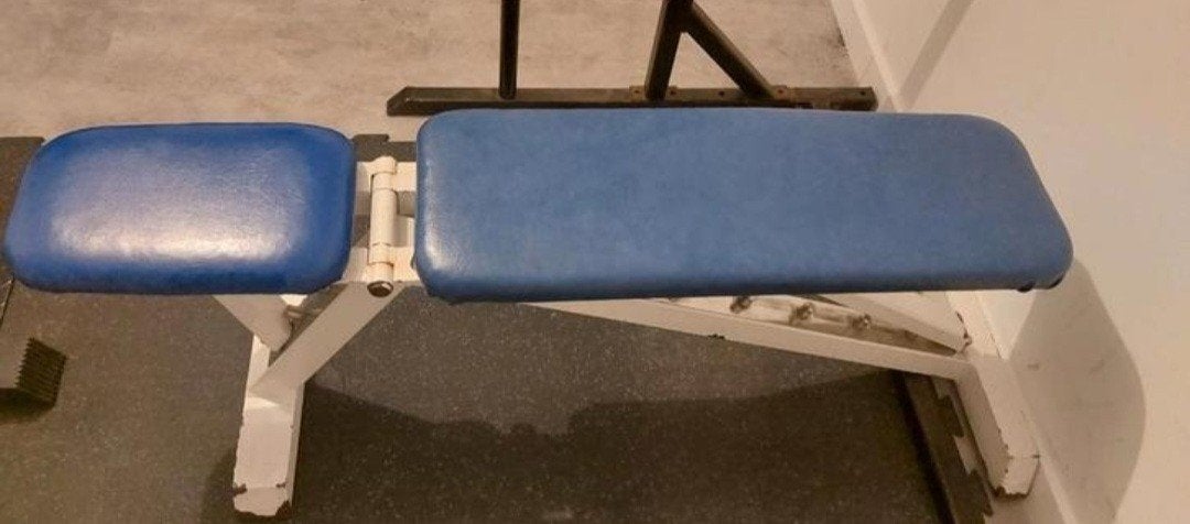 Banc Pro Grun-Sport. Dales de sol. Faire offre., Enlèvement, Utilisé, Bras, Banc d'exercice