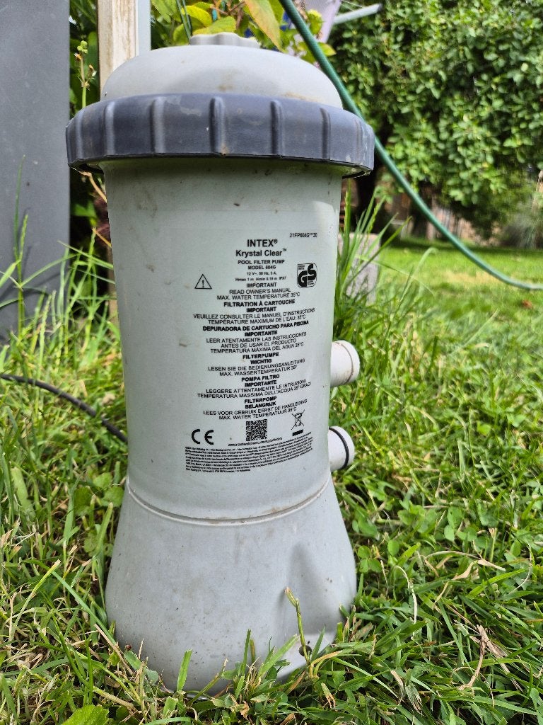 Intex crystal clear zwembadpomp, Tuin en Terras, Ophalen of Verzenden, Gebruikt, Zwembadpomp