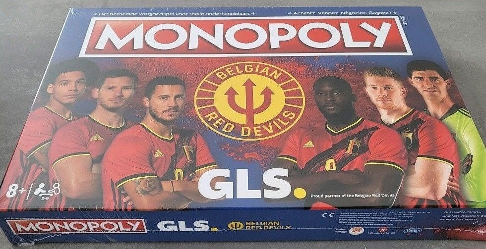 Monopoly GLS - Rode Duivels  NIEUW !!!, Hobby en Vrije tijd, Ophalen of Verzenden, Nieuw, Hasbro