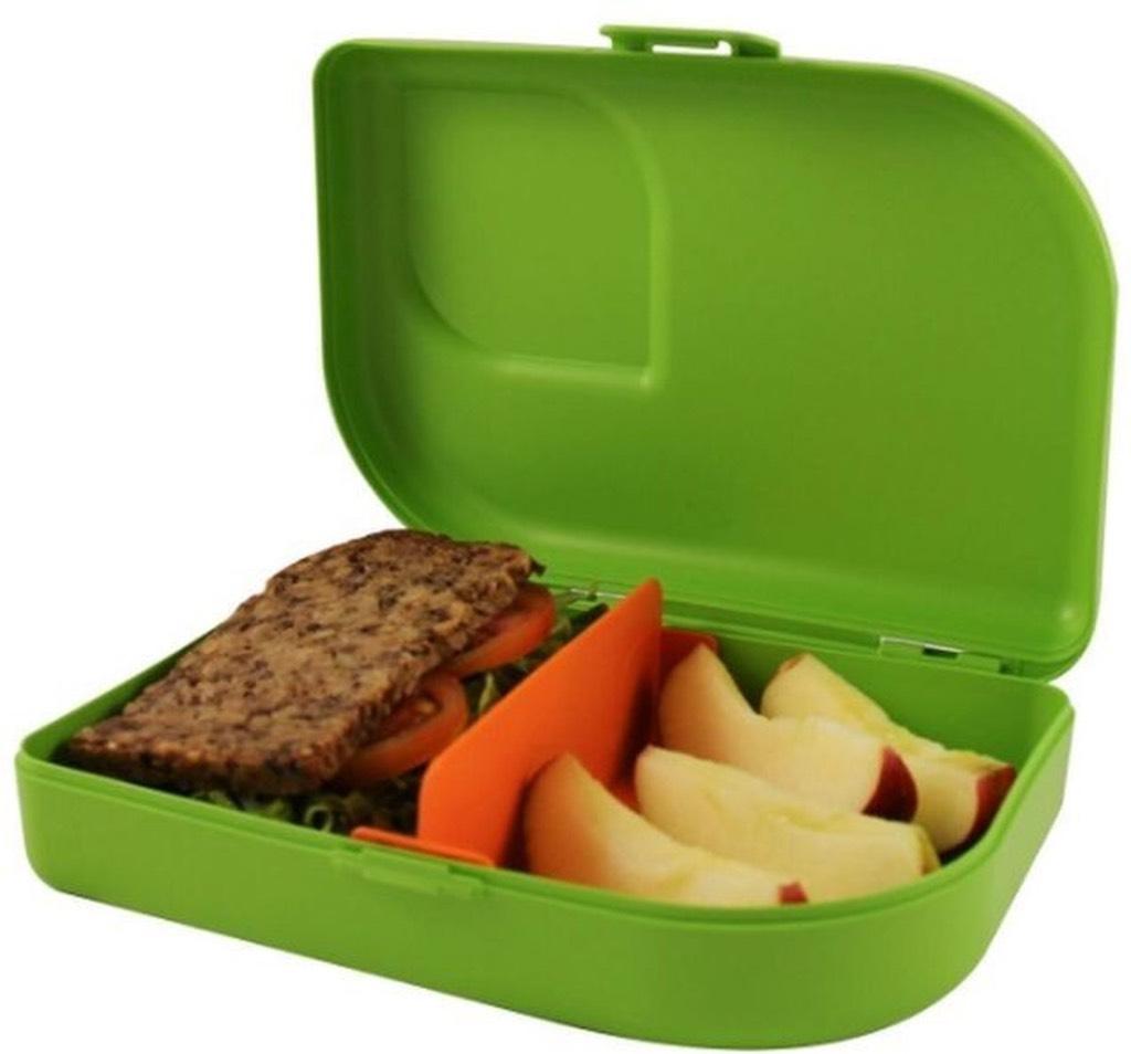 AJAA! lunch box Nana bioplastic groen, Ophalen of Verzenden, Nieuw, Groen, Bus of Trommel