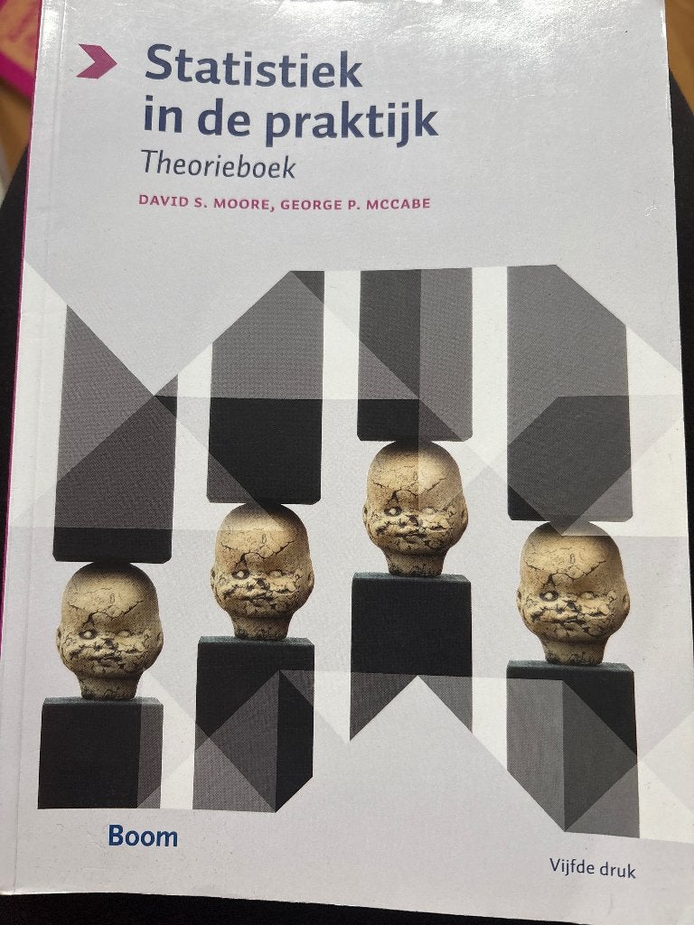 Statistiek in de praktijk: Theorieboek, Livres, Psychologie, Enlèvement ou Envoi, Comme neuf, Psychologie clinique