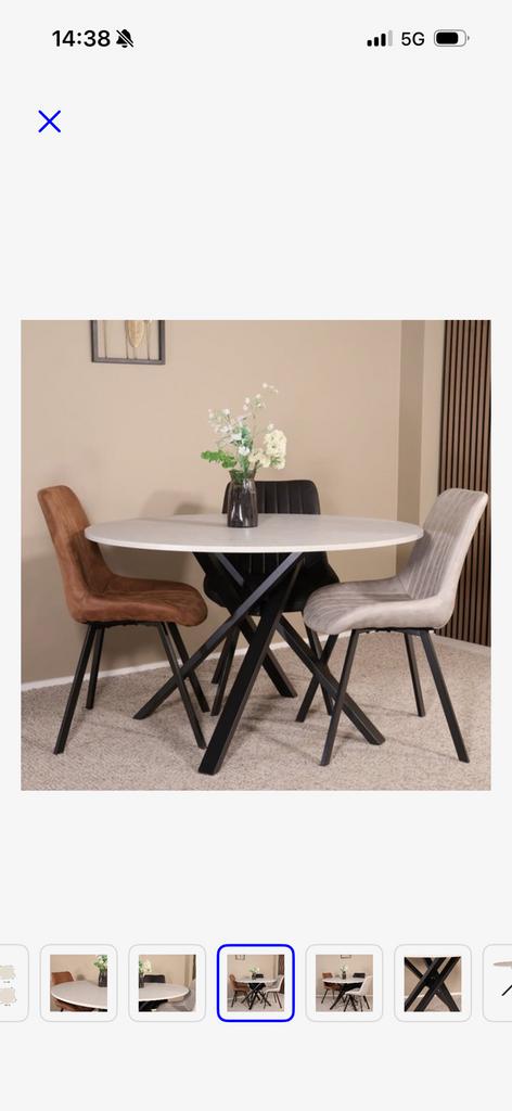 Ronde eettafel, Huis en Inrichting, Ophalen, 50 tot 100 cm, 100 tot 150 cm, Rond