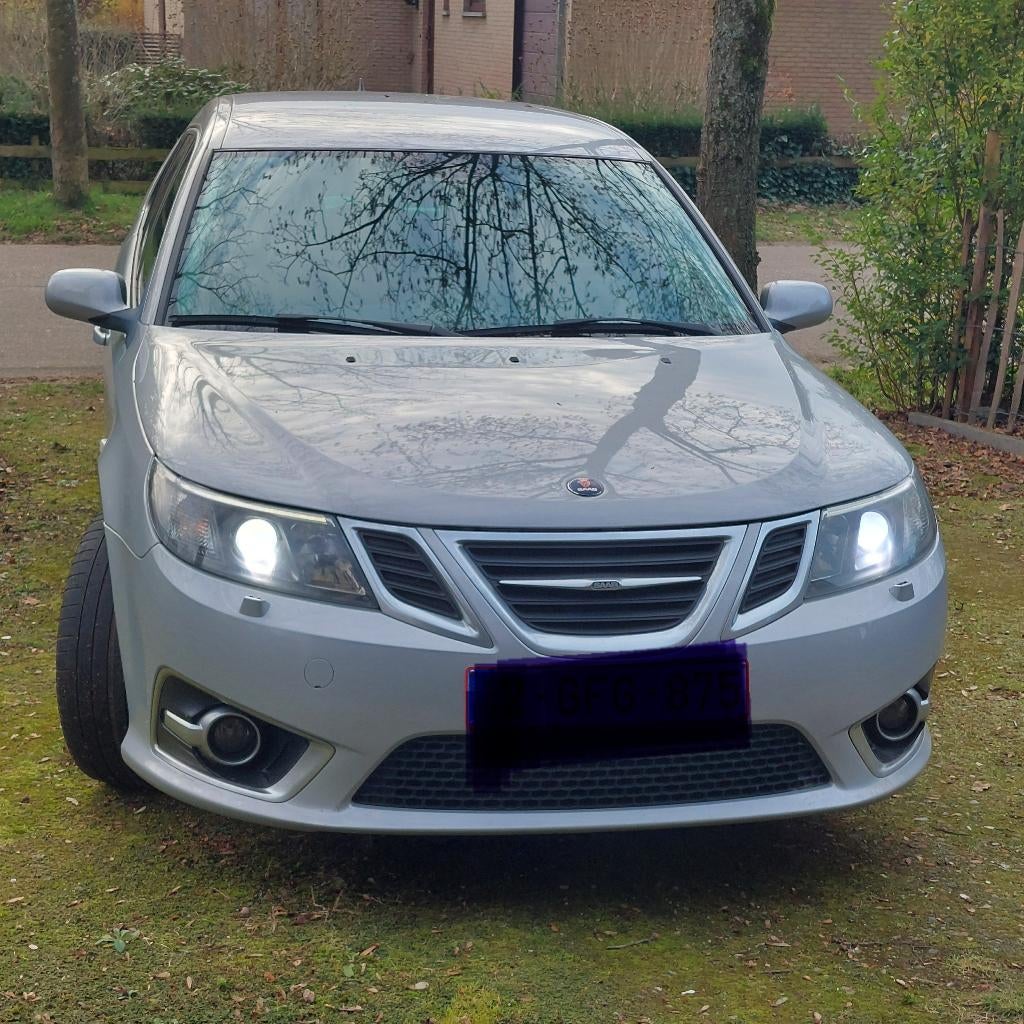 Saab 9-3 aero, Auto's, Automaat, Zwart, Leder, Break