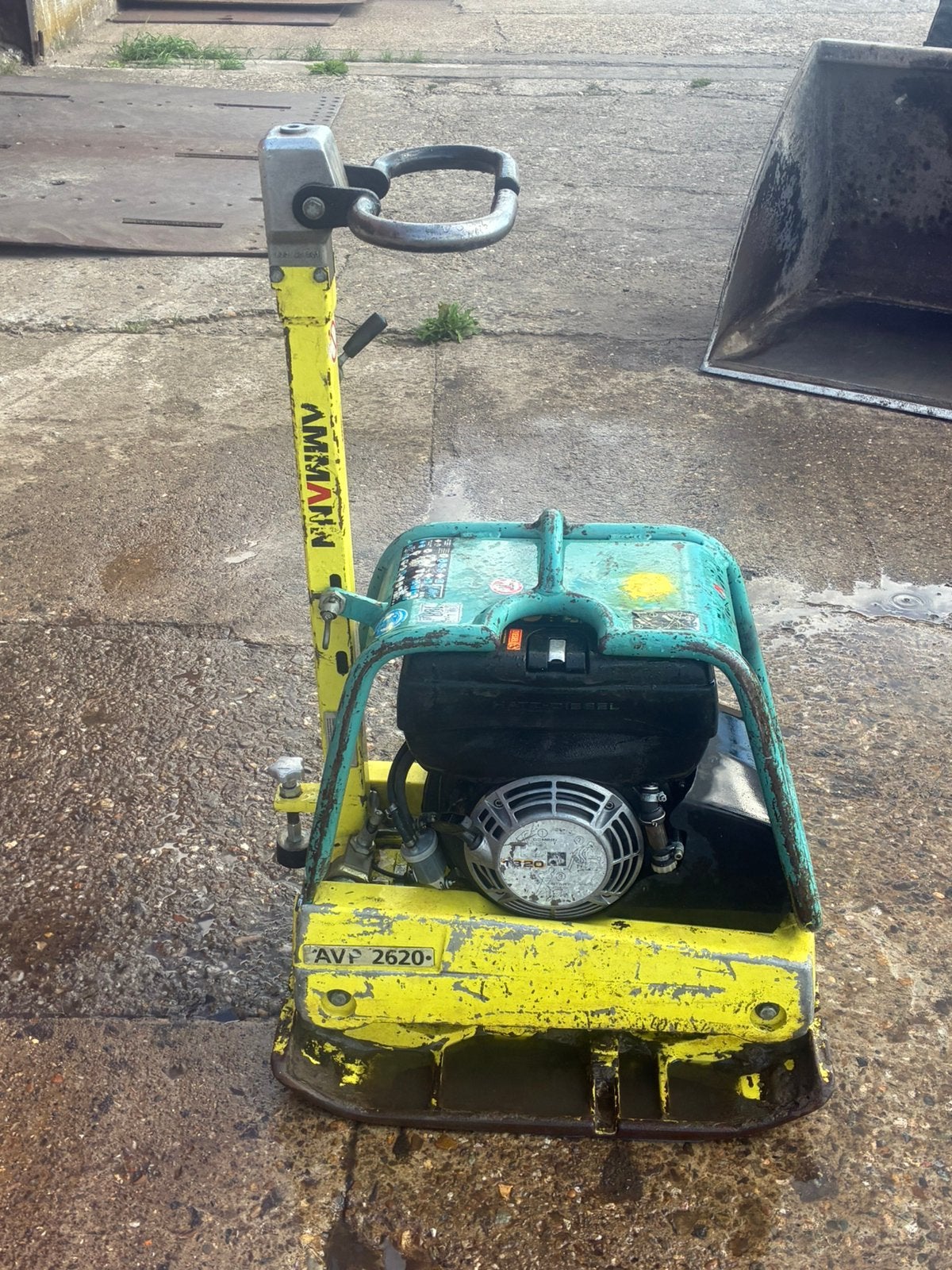 Ammann avp 2620, Ophalen