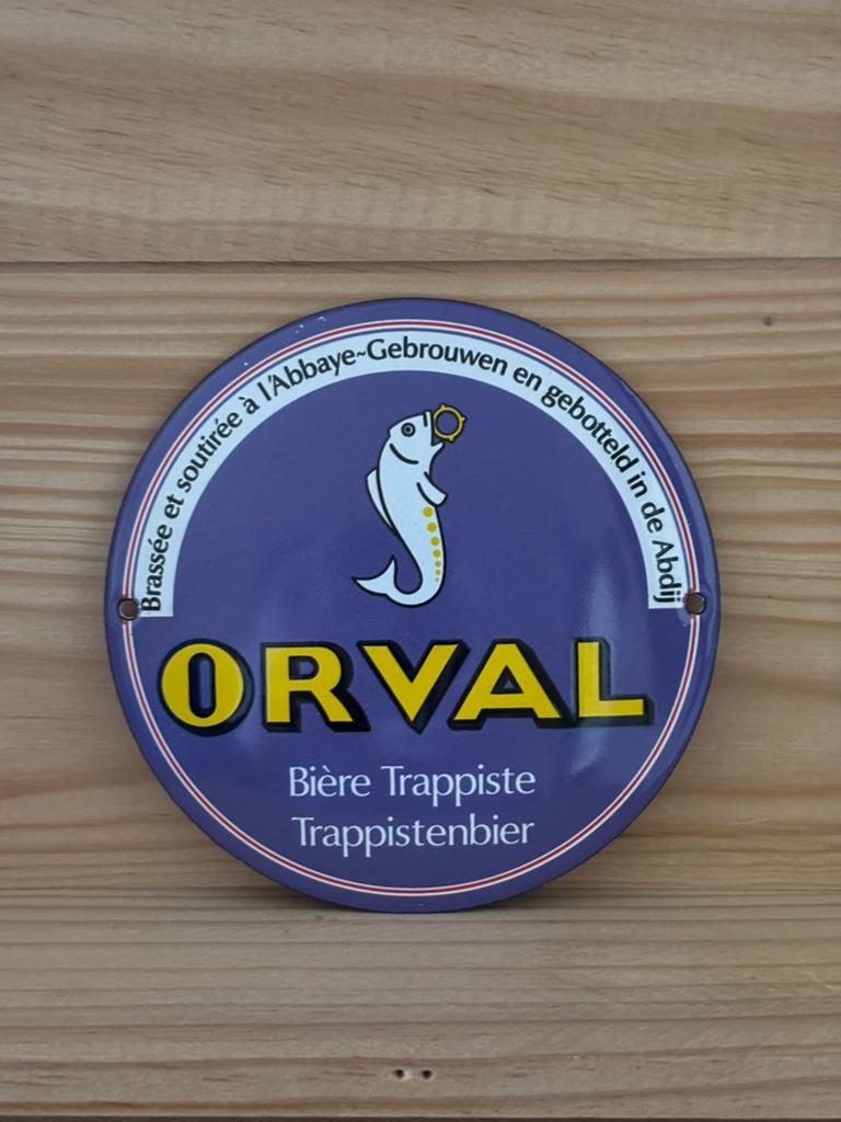 Plaque Émaillée Orval, Collections, Enlèvement ou Envoi