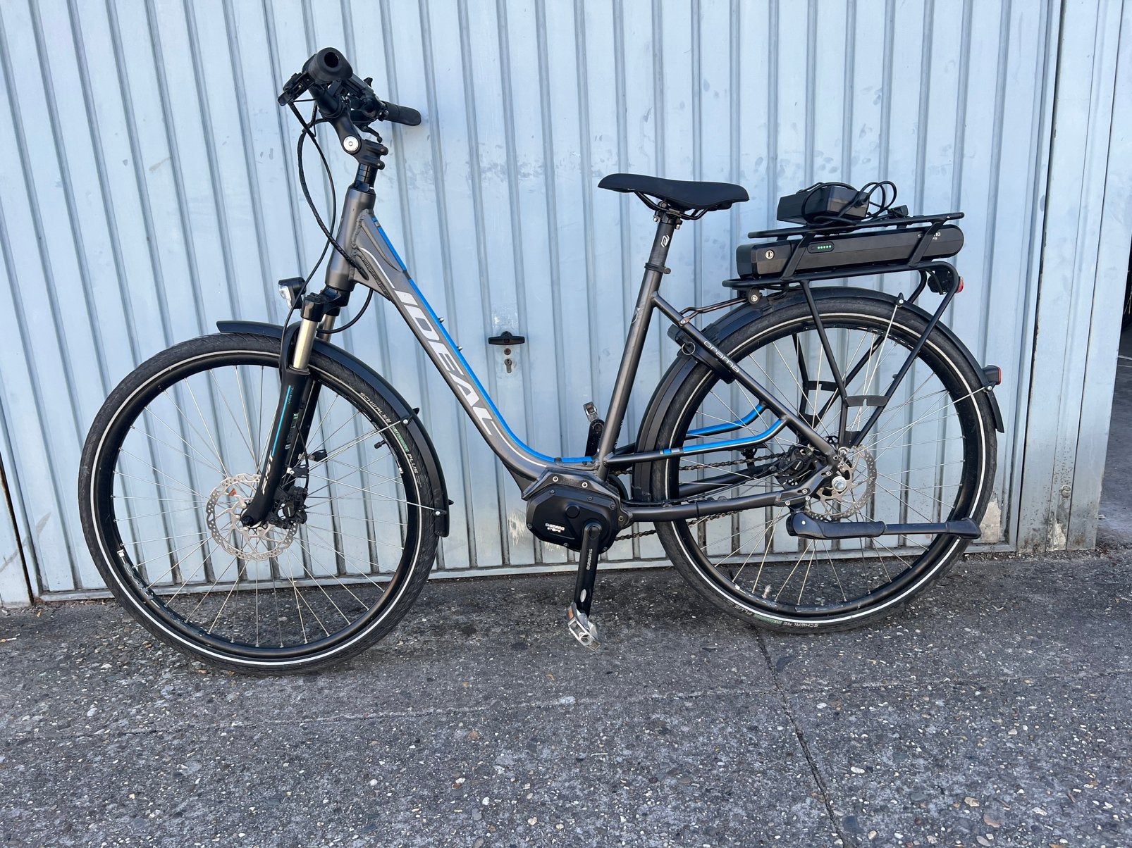 Elektrische fiets met shimano middenmotor, Ophalen, Zo goed als nieuw