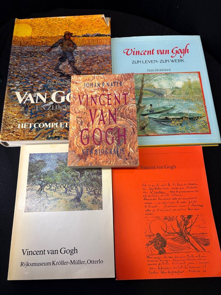 VINCENT VAN GOGH - 5 boeken Nederlandstalig, Diverse auteurs, Ophalen of Verzenden, Zo goed als nieuw, Schilder- en Tekenkunst