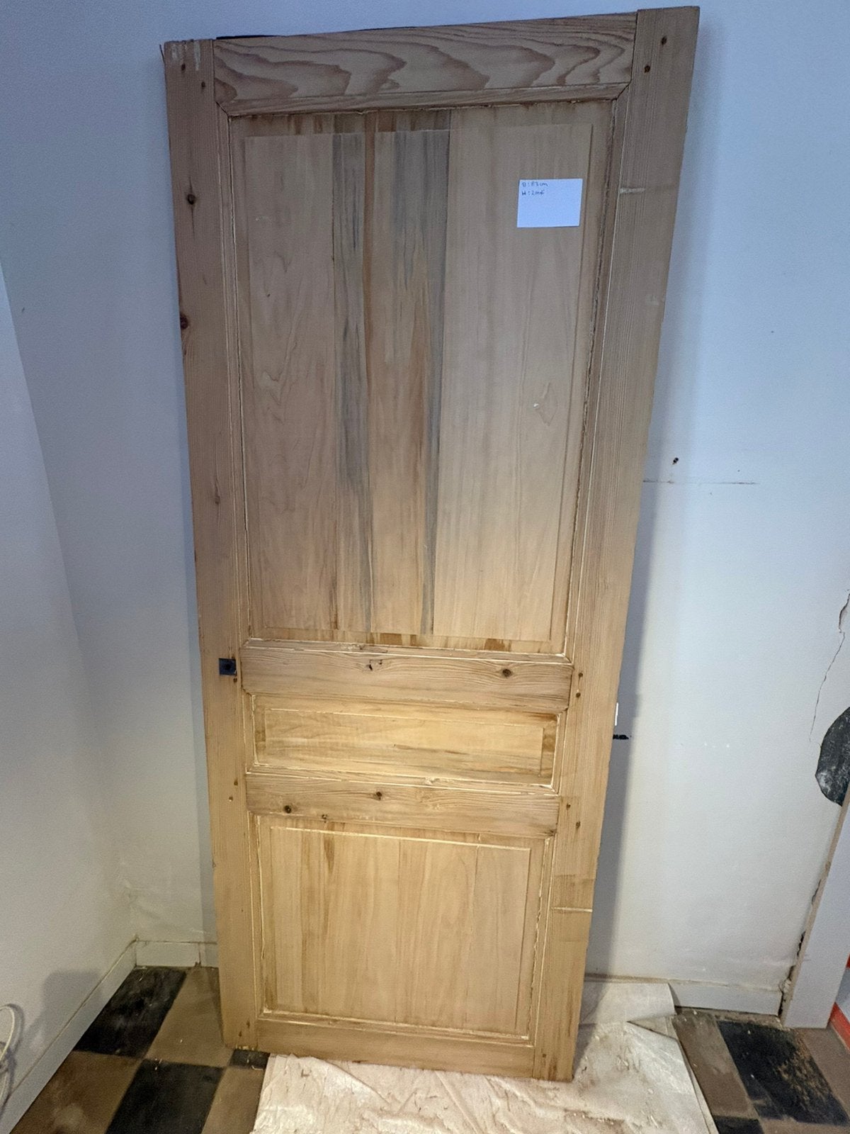 Houten deuren, Doe-het-zelf en Bouw, Ophalen, Gebruikt, 80 tot 100 cm, Binnendeur