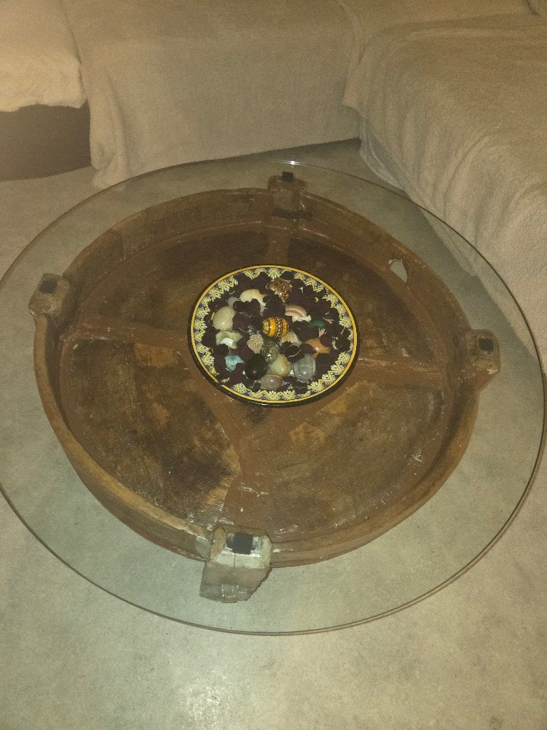 Table de salon, Huis en Inrichting, Tafels | Salontafels, Ophalen, Glas