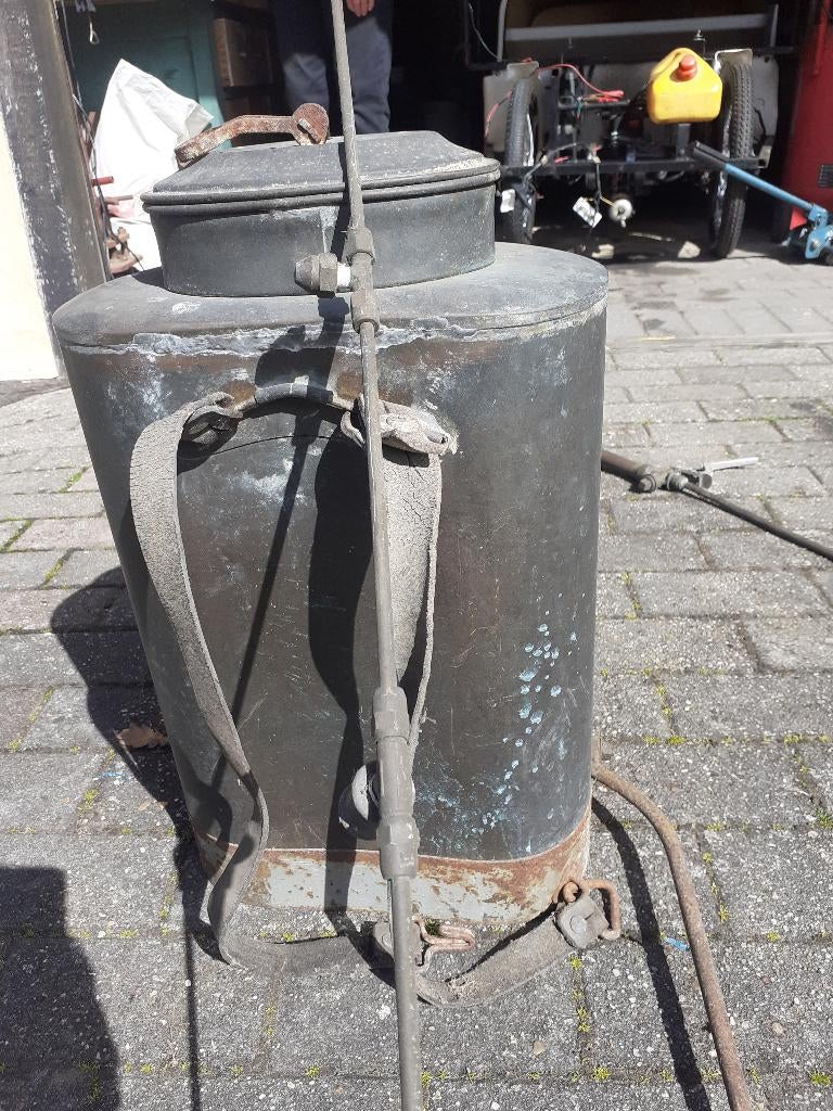 Koperen rugsproeier, Tuin en Terras, Ophalen, Gebruikt