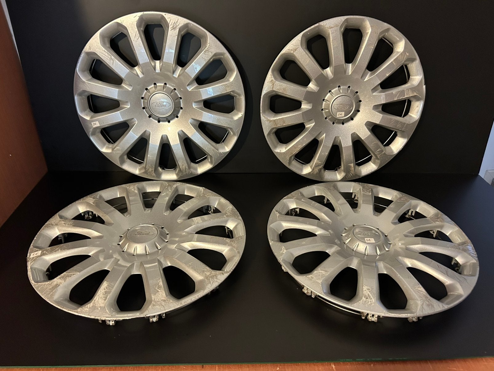 4 enjoliveurs d’origine Ford B-max fiesta ka focus 15", Enlèvement ou Envoi, Utilisé