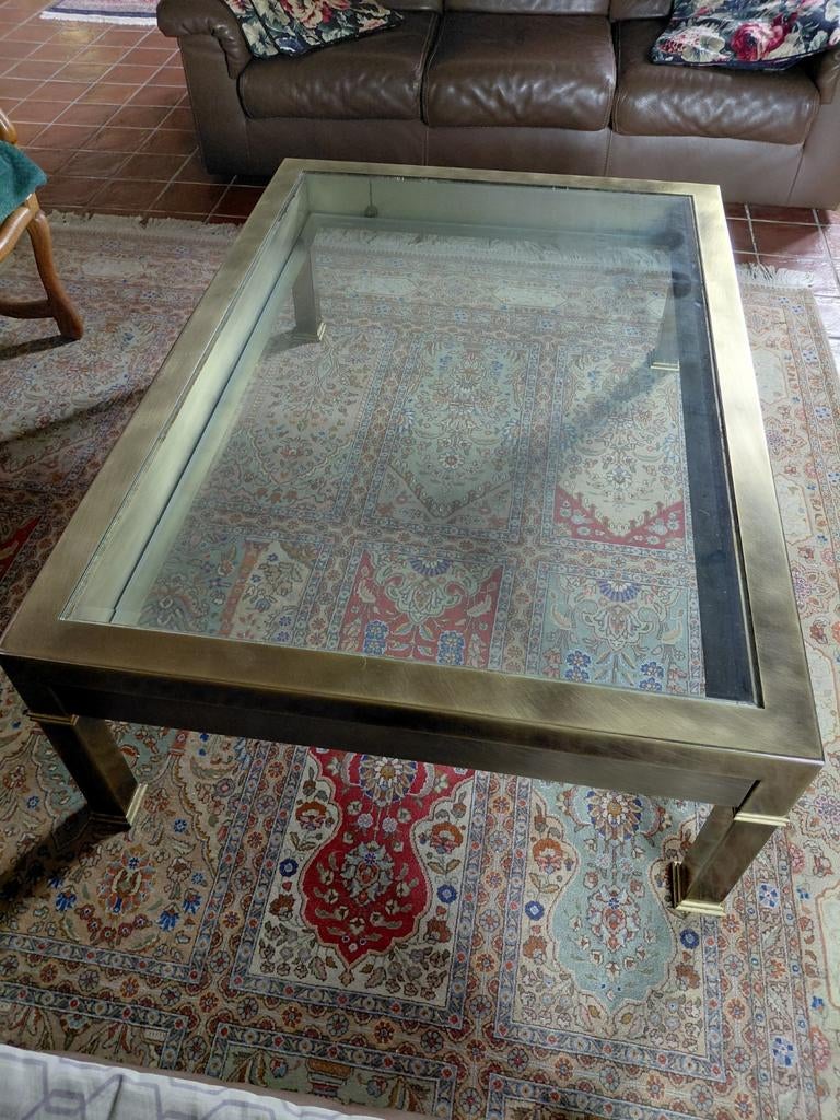 Luxueuze salontafel, Enlèvement, Verre