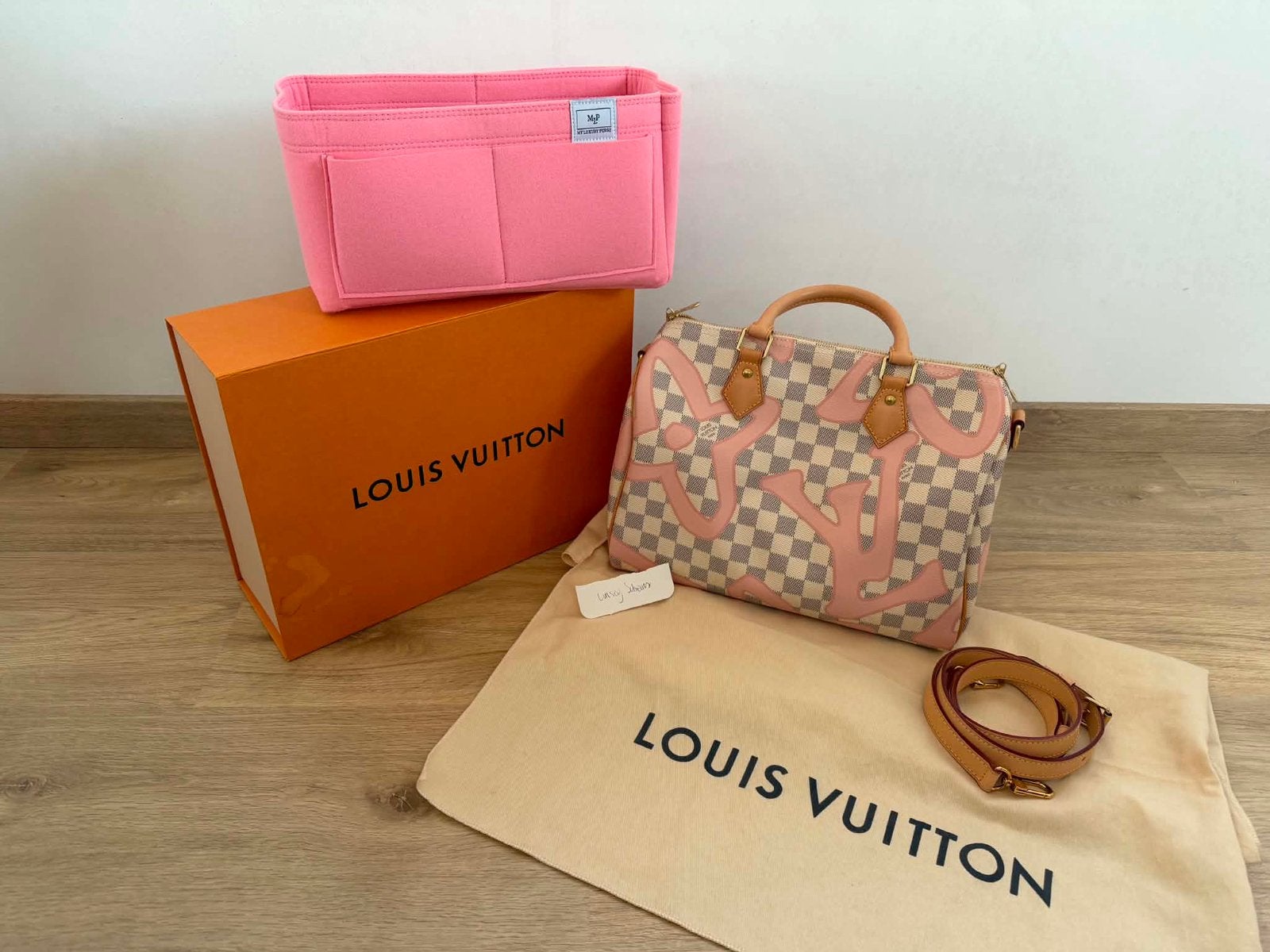Louis Vuitton Speedy Tahitienne, Ophalen, Zo goed als nieuw