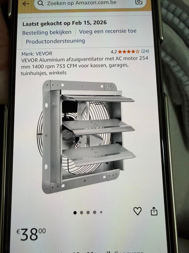 Vevor aluminium afzuigventilator, Doe-het-zelf en Bouw, Ventilatie en Afzuiging, Ophalen of Verzenden, Nieuw
