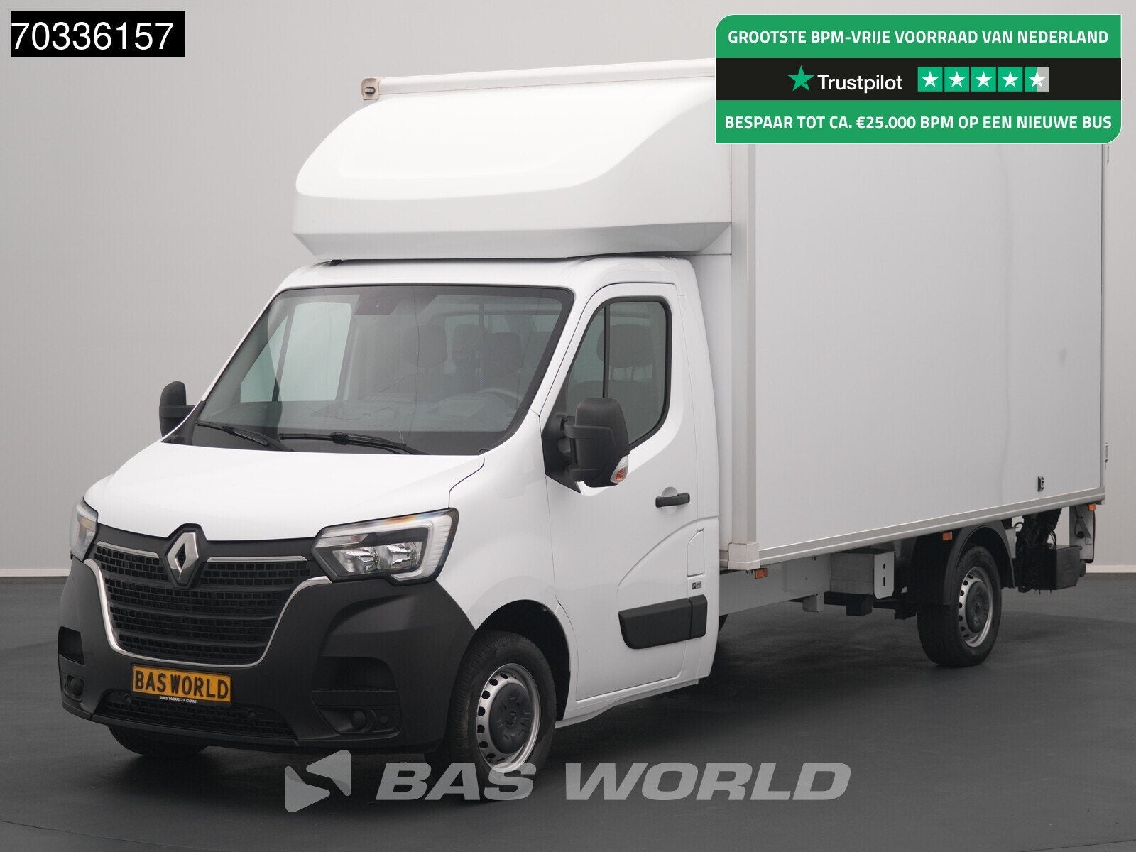 Renault Master 145PK Bakwagen Laadklep Airco Cruise LED Euro, Auto's, Stof, Gebruikt, 4 cilinders, Renault